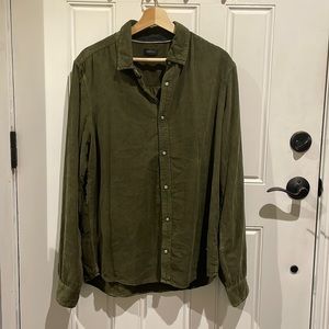 Selling a Buffalo corduroy button-down shirt